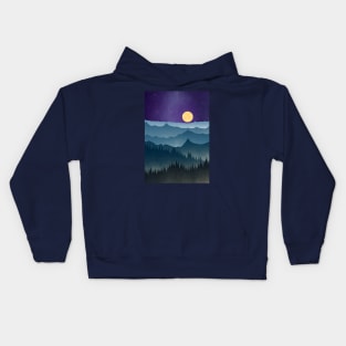 Minimalist Landscape Kids Hoodie